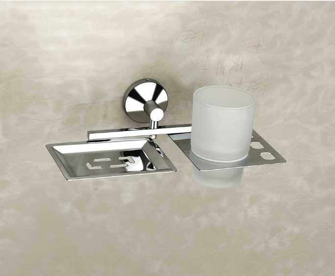 Moon Soap Dish Tumbler Holder Stainless Steel Bathroom Commercial Hotel Spa Wall Mount Heavy-Duty Anti-Rust Waterproof Easy Clean Professional Grade Durable Dual Function Rustproof Hygienic Lunar Design Space Saving Modern Luxury Secure Mounting Stable